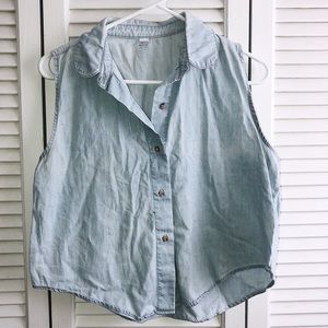 Denim/Chambray Top